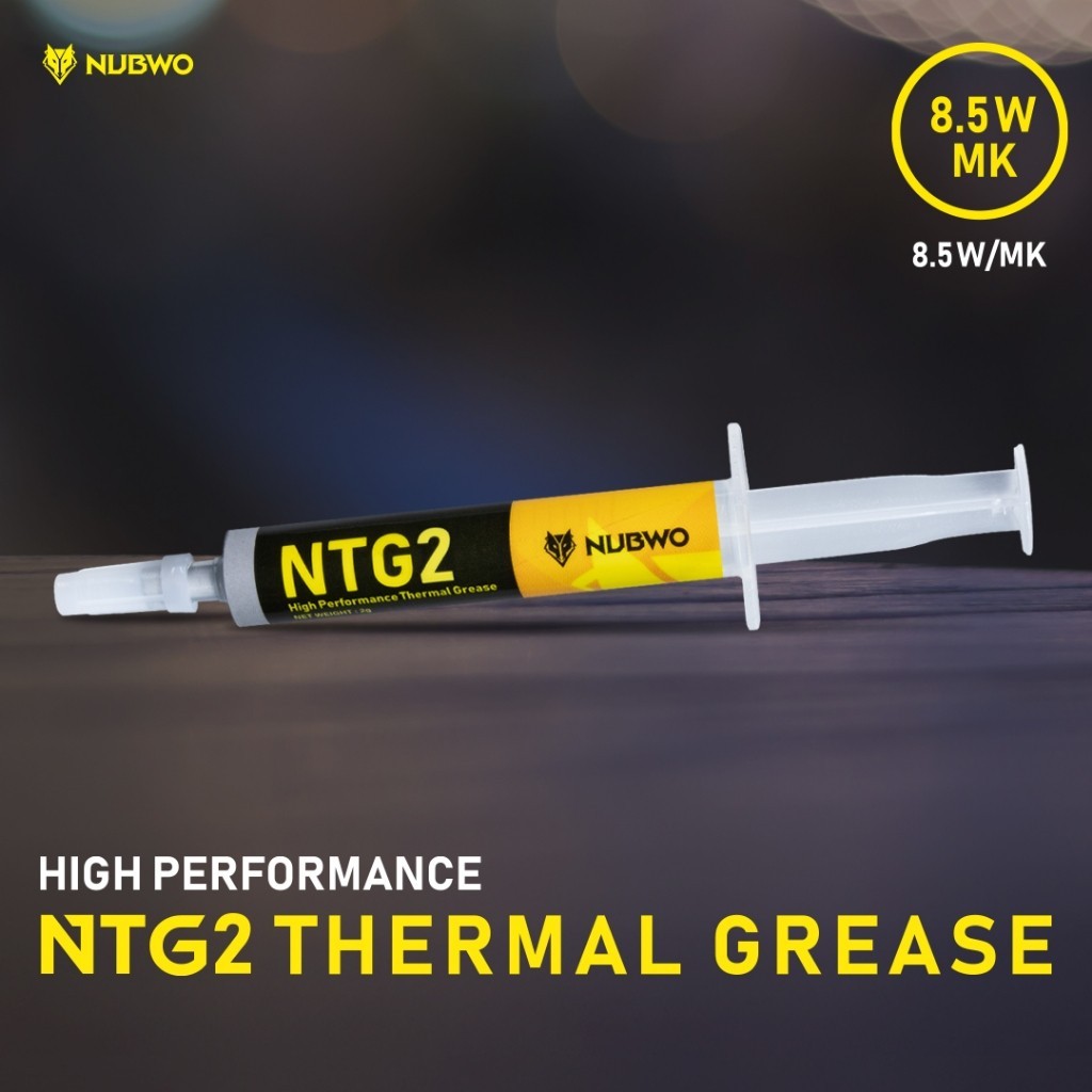 ⭕️แท้100% GAMING NUBWO NTG1 12.8W/MK / NTG2 8.5W/MK 2G SILICONE CPU thermal paste ซิลิโคน ซีพียู ระบายความร้อน ของแท้ - รูปที่ 4