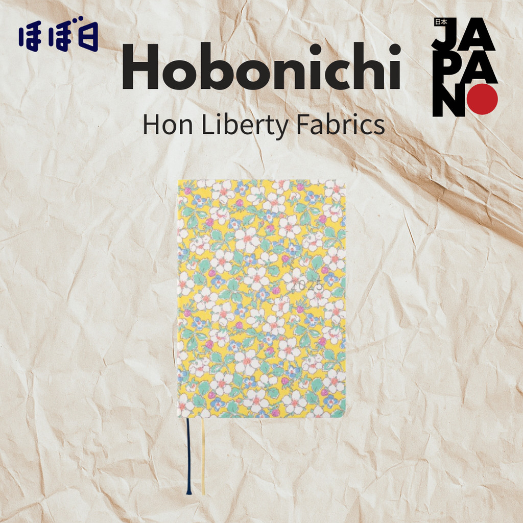 Hobonichi Techo 2025 HON LIBERTY FABRICS/Paysanne Blossom [A6/1 Day 1 Page/January/Monday Start]