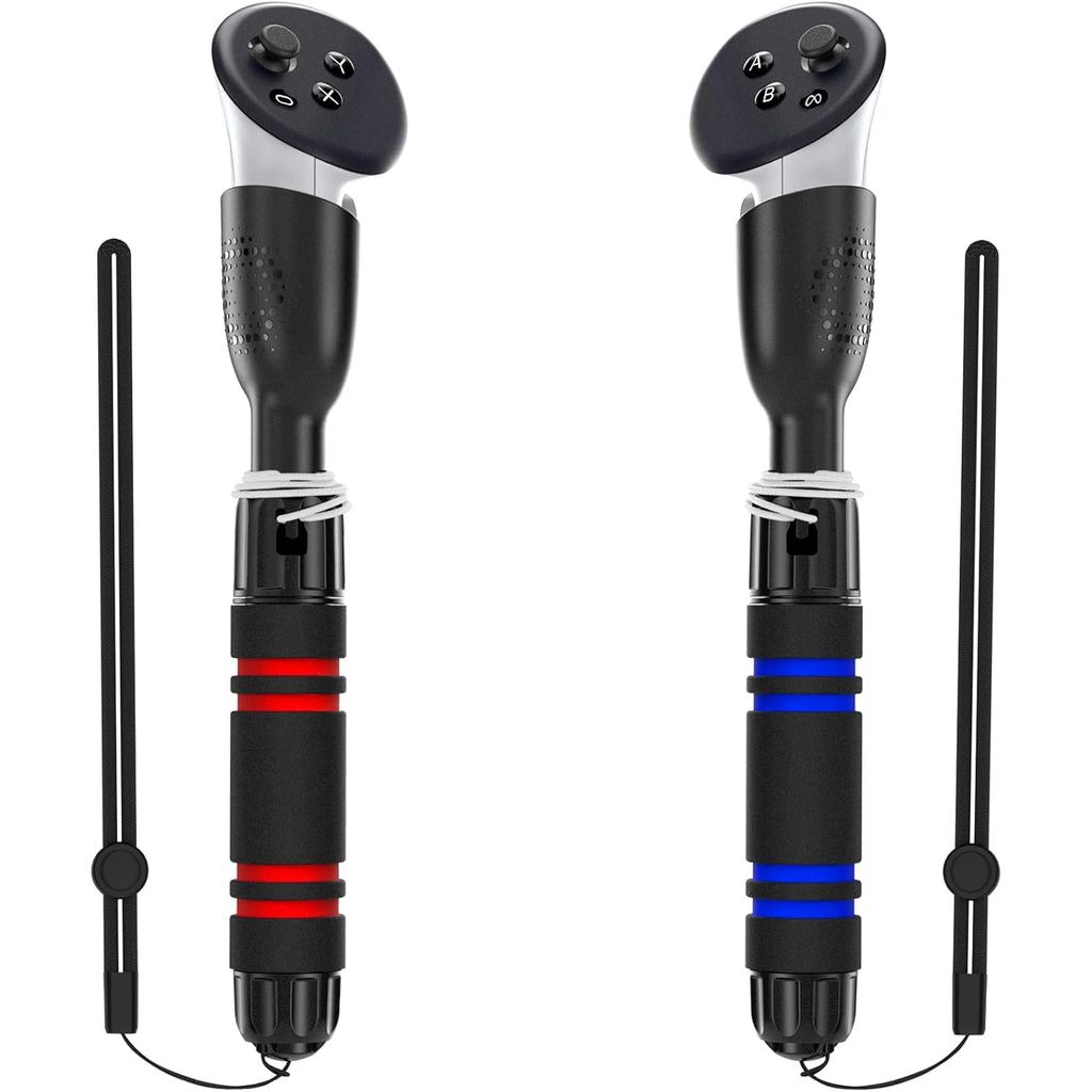 YOGES สิ่งที่แนบมากับ Meta Quest 3 / Oculus Quest 2 / Quest Pro/Rift S Controller, VR Sticks Gorilla