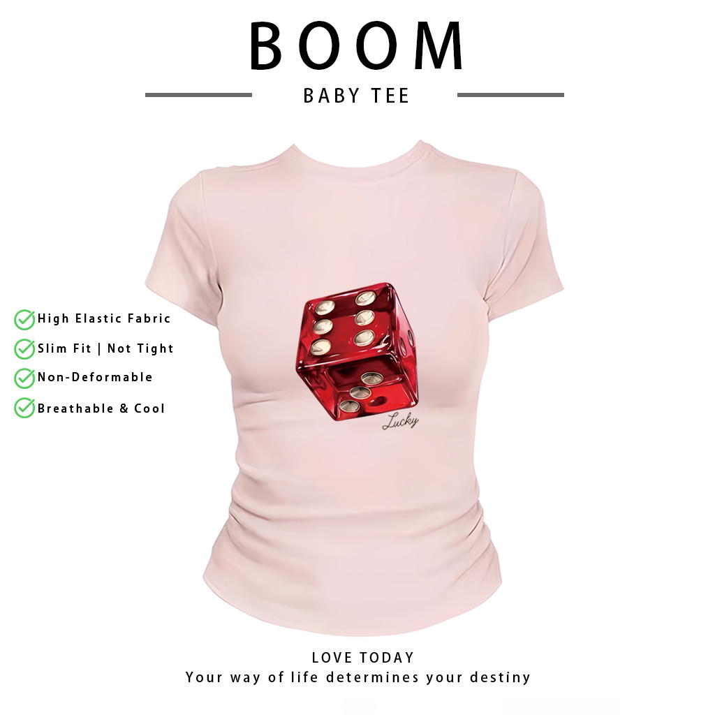 COD（จัดส่งภายใน 24 ชั่วโมง）เสื้อสาวอวบ เสื้อครอปท็อป แขนสั้น babytee สไตล์เกาหลี y2k T-shirt เสื้อผ้าใหม่ 2026 #022 - รูปที่ 2