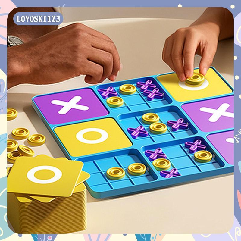 [lovoski1z3] Tic TAC Toe Game Parent Child Memory Classic Puzzles Board Games เกมสมอง Teaser เกมครอบ