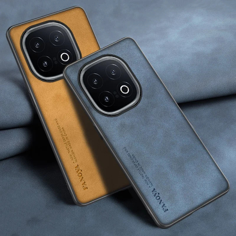 สําหรับ iQOO 13 กรณีหรูหรา PU หนังสําหรับ Vivo iQOO 13 5G iQOO13 ปกหลังซิลิโคนกันกระแทกป้องกันเต็มรู