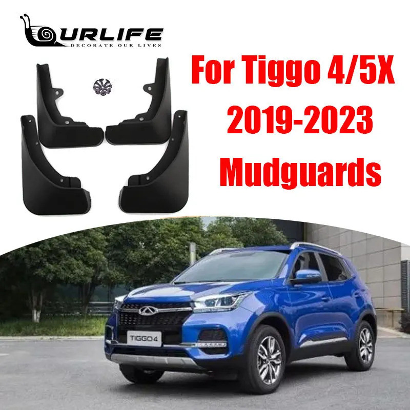 Mudguards for Chery Tiggo 4 e 5x Pro DR 5.0 2023 2022   Fender Mud Flaps Guard Splash Flap Mudguard 