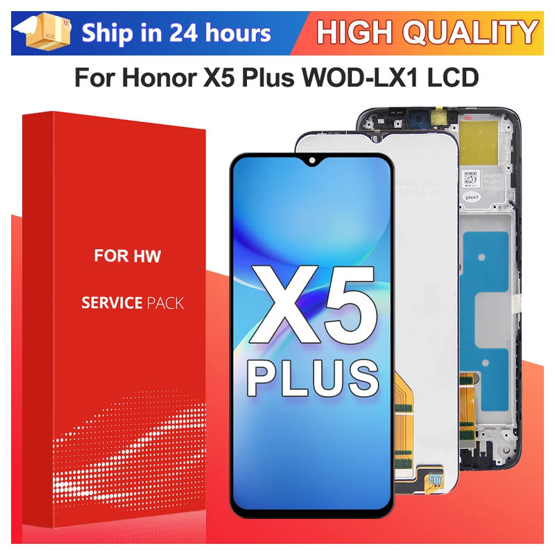 สําหรับ Huawei Honor X5 Plus LCD WOD-LX1 WOD-LX2 WOD-LX3 จอแสดงผลแผงสัมผัส Digitizer สําหรับ Honor X