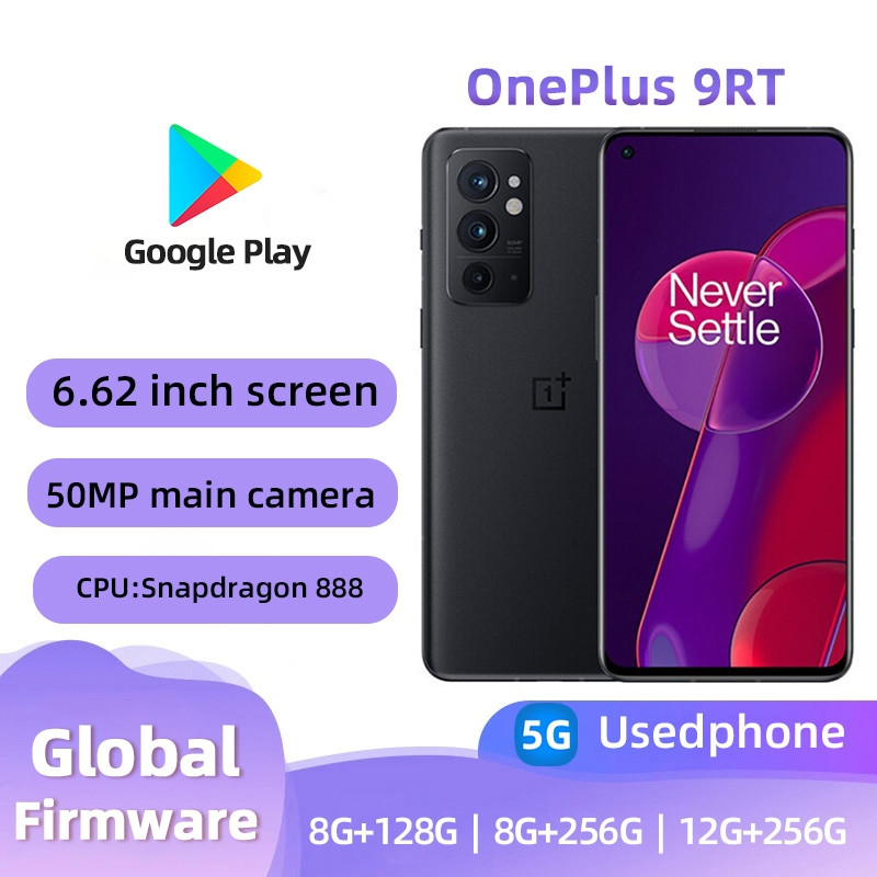 Oneplus 9RT(5G)สมาร์ทโฟน 256GB โทรศัพท์มือสองสภาพดีทุกสี