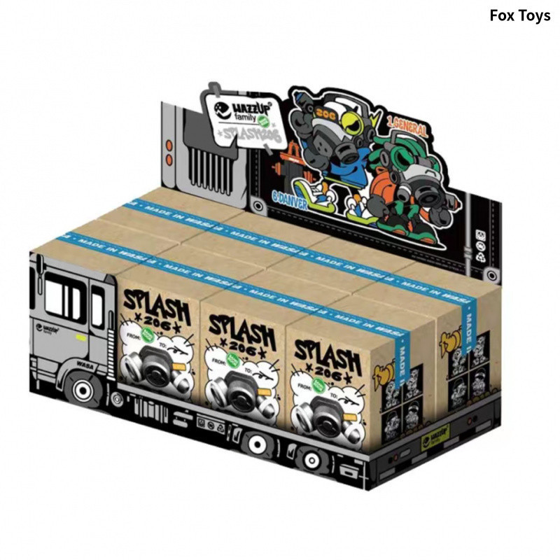 WAZZUPfamily Chameleon SPLASH206 Graffiti Dragon Series 9th Generation 100% Mystery Box Class Single