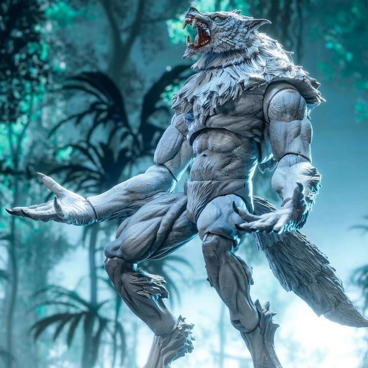 Craftsman League MU-FP002W Frey Planet Werewolf Veteran William Heterochromatic รุ่น White Wolf Acti