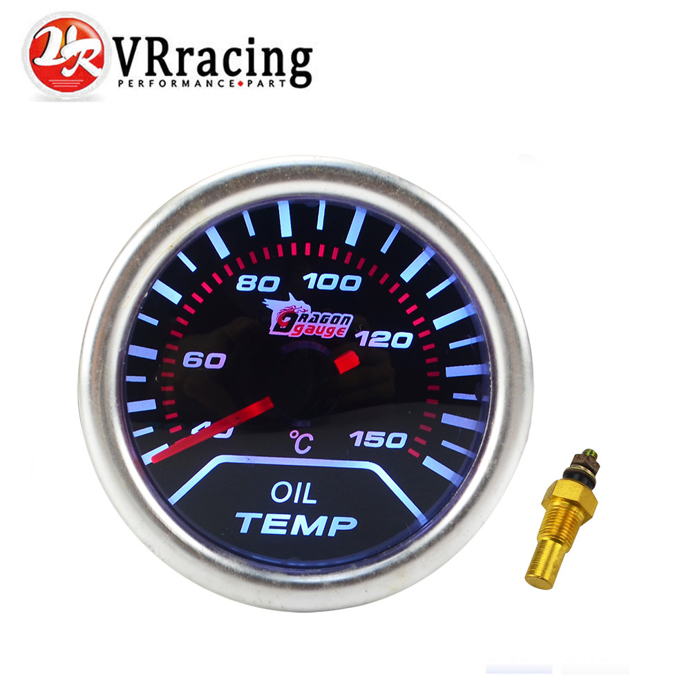 VR  Oil Temp gauge 2" 52mm Digital Wideband Oil temperature gauge/auto gauge/car meter/tachometer/au