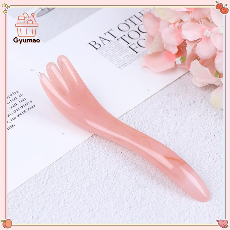 mGUMO หยกธรรมชาติ GuaSha Massage Face Tool Gua Sha Board รูปที่ 8