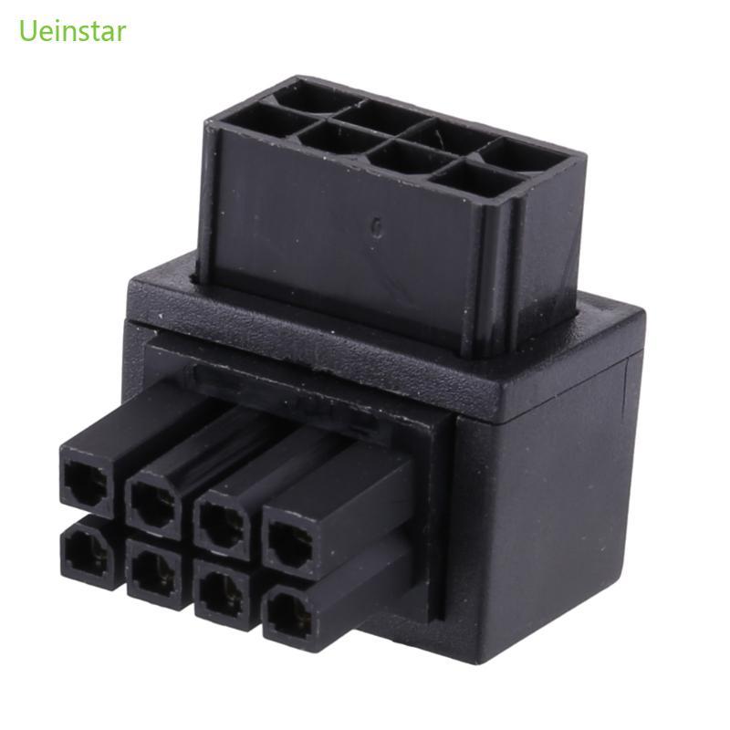 Uein 90 องศามุมอะแดปเตอร์ GPU Power Connector สําหรับเดสก์ท็อปกราฟิกการ์ด GPU Power Adapter