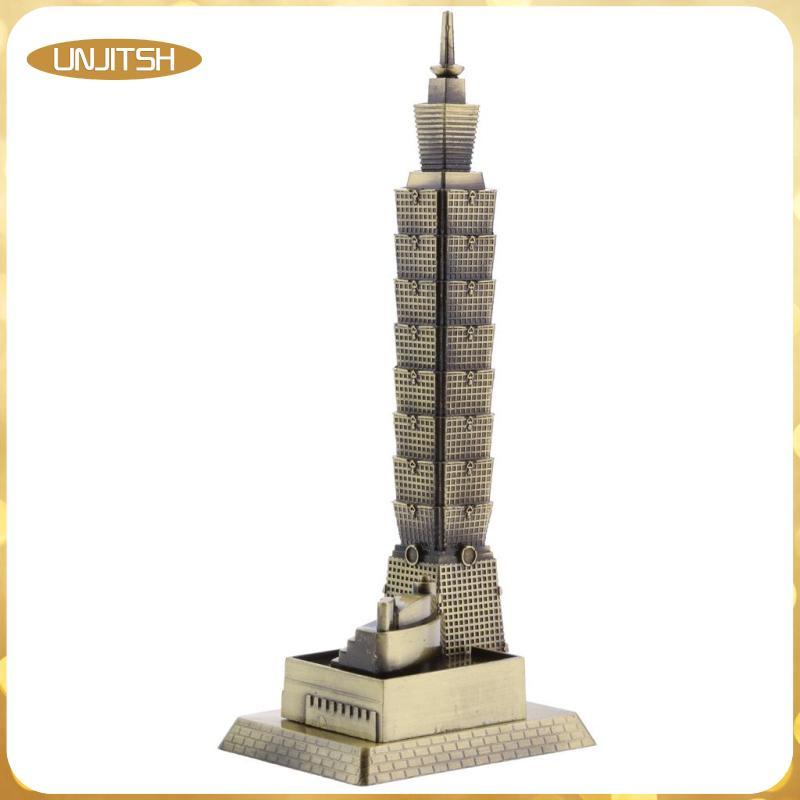 [unjitsh] โมเดลสถาปัตยกรรม Taipei 101 ของขวัญของที่ระลึก สําหรับตั้งโต๊ะ