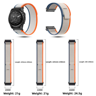 Loop ไนลอน Quick Fit สําหรับ Garmin Fenix 20 มม.22 มม.26 มม.7X 7 Pro Fenix 6X 6 5X 5Plus Tactix8 Forerunner 965 955 Enduro 2 Band