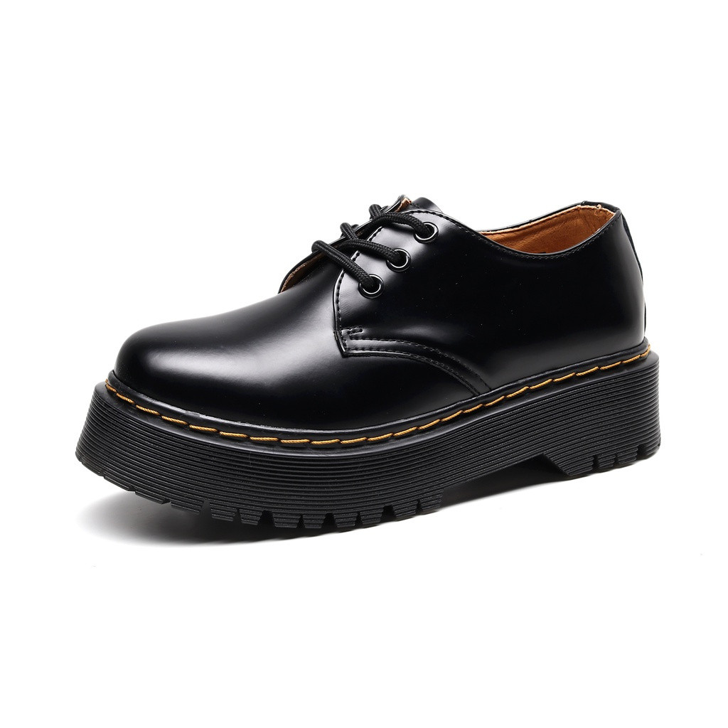 รองเท้า DR. MARTENS 1465 ส้นหนา สำหรับผู้หญิง ทำจากหนังคุณภาพดี