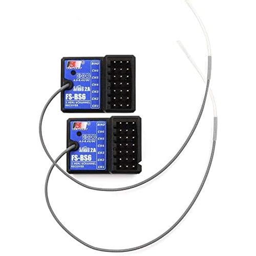 Flysky FS BS6 ตัวรับสัญญาณ 2.4 Ghz 6CH สําหรับ Flysky FS-GT5 FS-IT4S FS-i6 FS-i6X เครื่องส่งสัญญาณ R