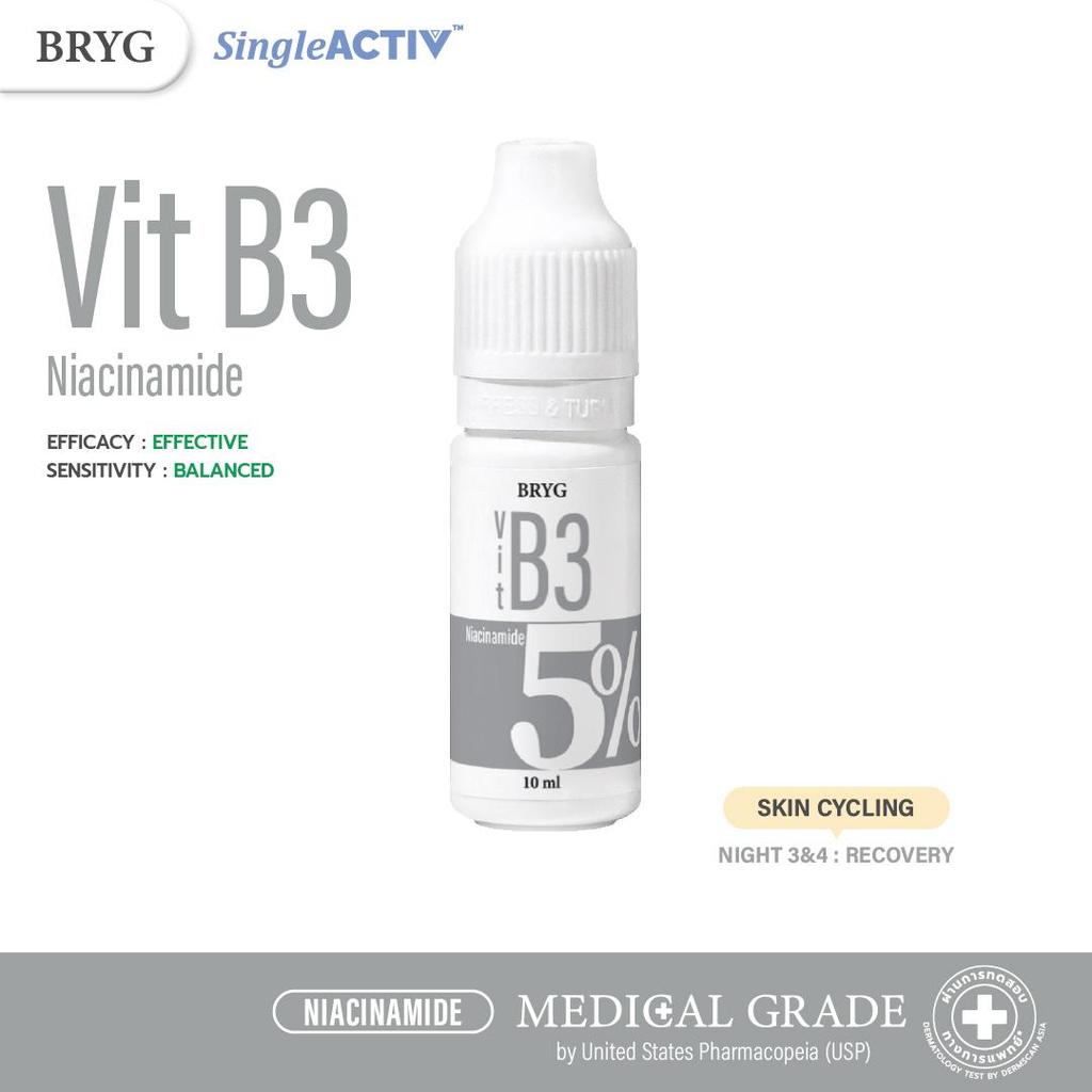 5% B3 BRYG บริก เซรั่มวิตามินบี3 NIACINAMIDE SERUM