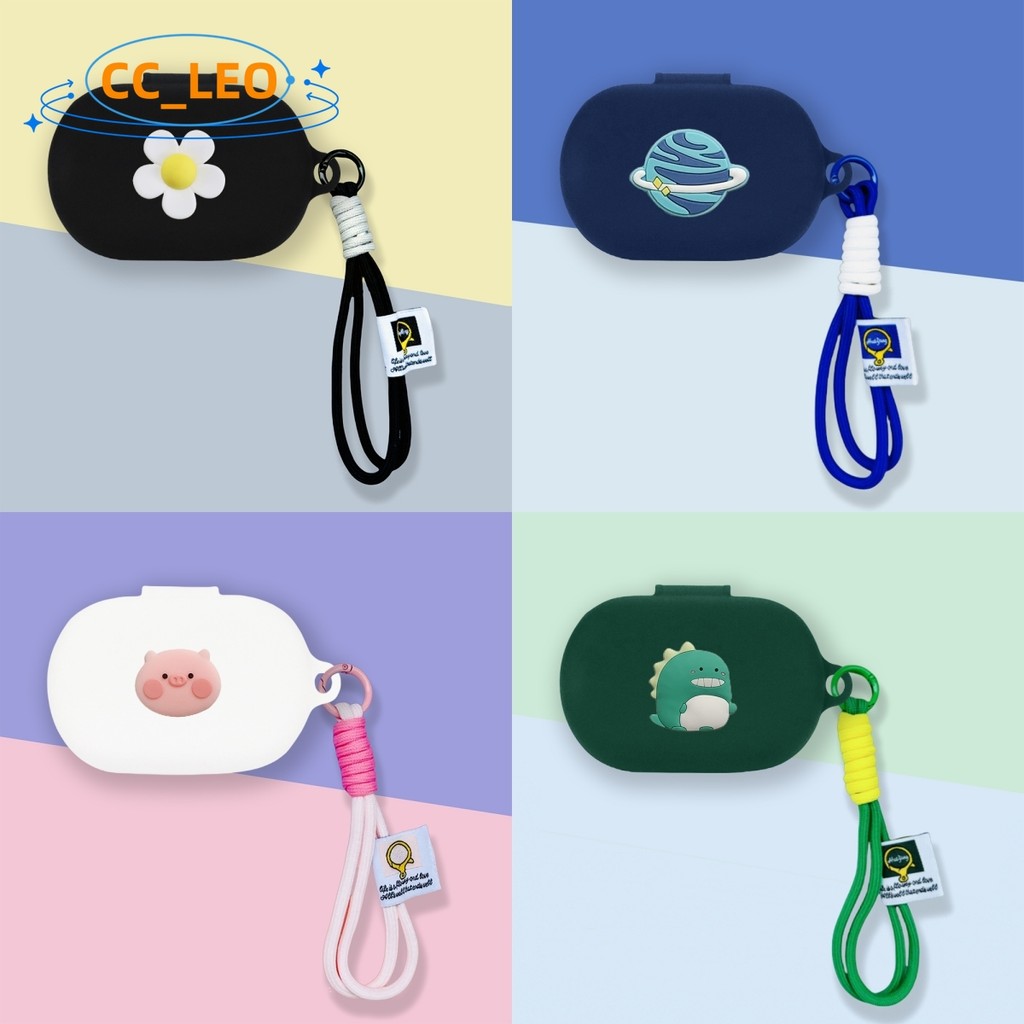 for JBL SENSE Pro Case Cartoon Piggy Panda Lanyard Silicone Soft Case Suitable for JBL SENSE Pro Sho