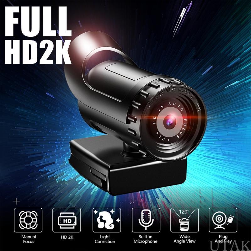 TAKE 2K4K Webcam Definition Wide Angle View Drive ลดเสียงรบกวน Calling