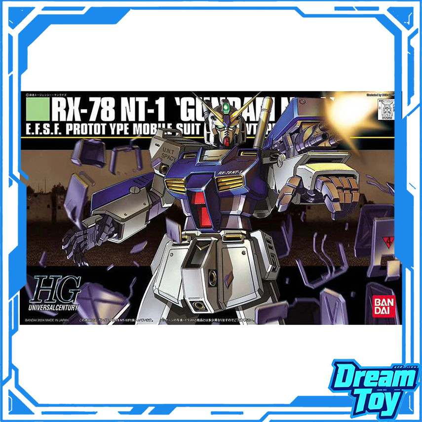 Bandai HG HGUC RX-78 NT-1 กันดั้ม NT-1 – EFSF ชุดโมเดล Prototype Mobile Suit (Universal Century) | ห