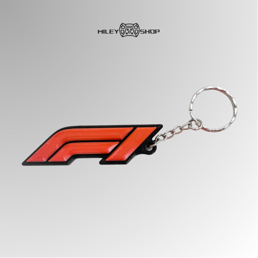 คุณภาพสูง พิมพ์ 3D F1,Formula 1 Logo พวงกุญแจ