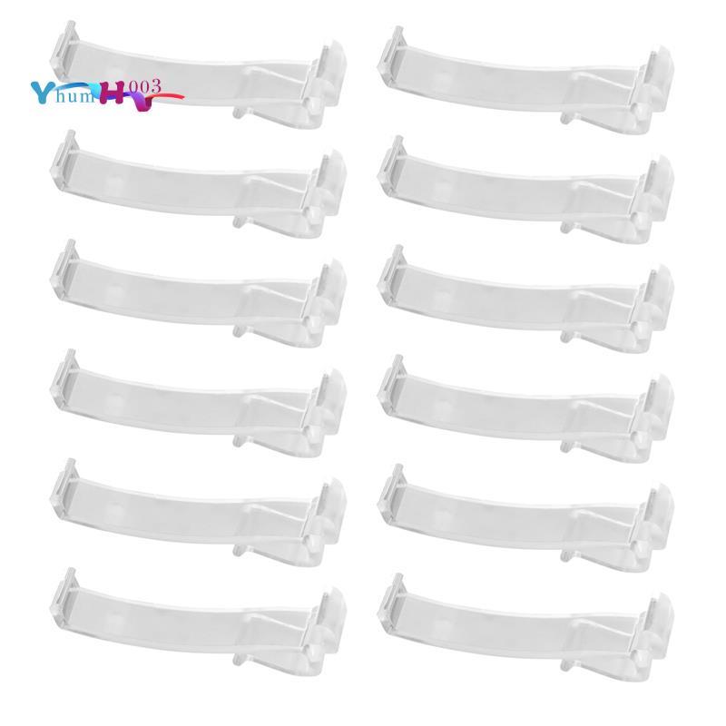 [yhumh003]2.5 นิ้ว Valance Clips Window Blind Clips พลาสติกใส Valance Retainer Holder Hidden Valance