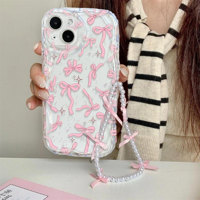 โบว์หัวใจเพิร์ลสําหรับRealme Note14 Pro Plus 60 60X 50 10 Pro 14T C71 C73 C75 C75X C61 C63 C65S C67 