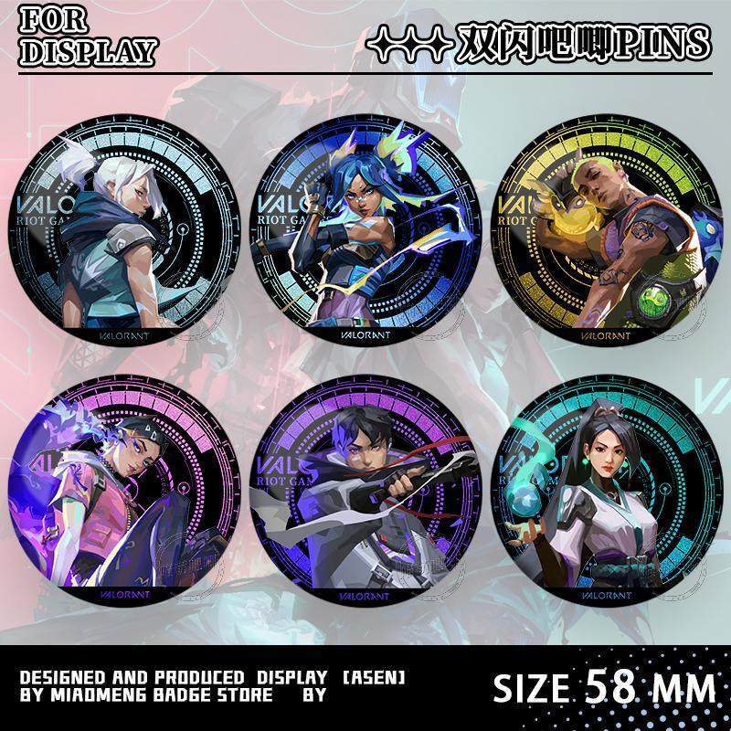 VALORANT VCT ร้านเข็ม Jett Raze Neon Rayna Sage Gekko