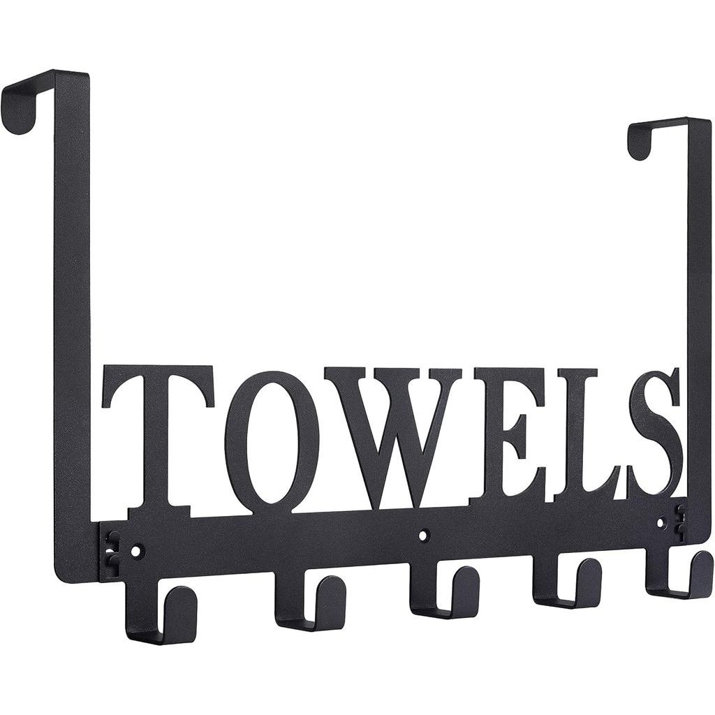 Over The Door Hooks, Towel Holder for Bathroom, Door Mount Towel Rack Towel Hooks for Bedroom Beach 