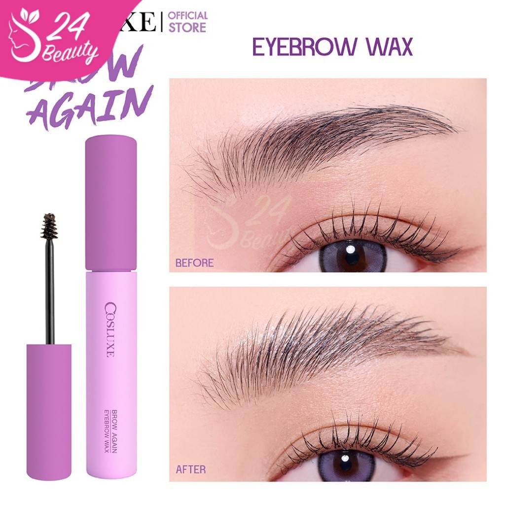 COSLUXE BROW AGAIN EYEBROW WAX ที่ปัดขนคิ้ว เนื้อแว็กซ์ ช่วยล็อคทรงขนคิ้วให้ตั้งฟู