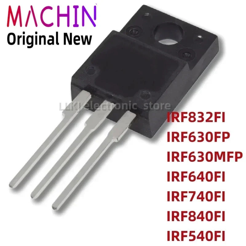 5 ชิ้น IRF832FI IRF630FP IRF630MFP IRF640FI IRF740FI IRF840FI IRF540FI TO-220F Field Effect ทรานซิสเ