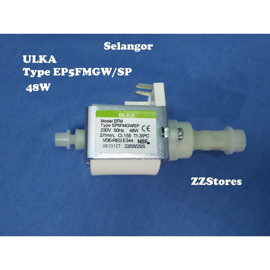 SXZ CEME ULKA EP5FMGW/SP 230V 48W -Made In Italy- ปั๊มแม่เหล็กไฟฟ้า-เครื่องชงกาแฟ ปั๊มแม่เหล็กไฟฟ้า EP5FMGW สีขาว.