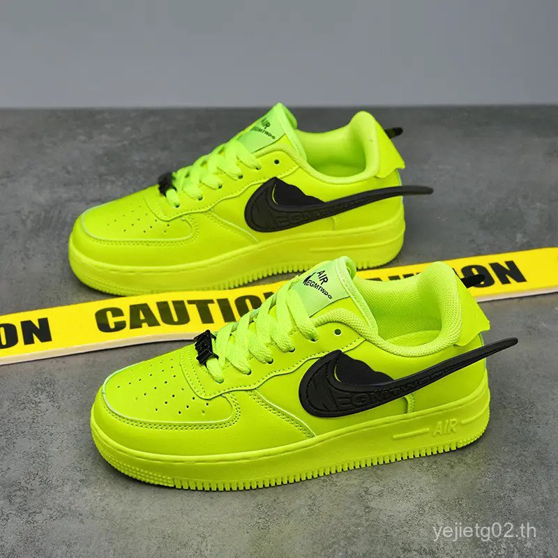 รองเท้าเด็กแบบ AF1 กองทัพอากาศหมายเลข 1 ขนาด 31-40N สไตล์ผ้าใบพร้อมตะขอ
