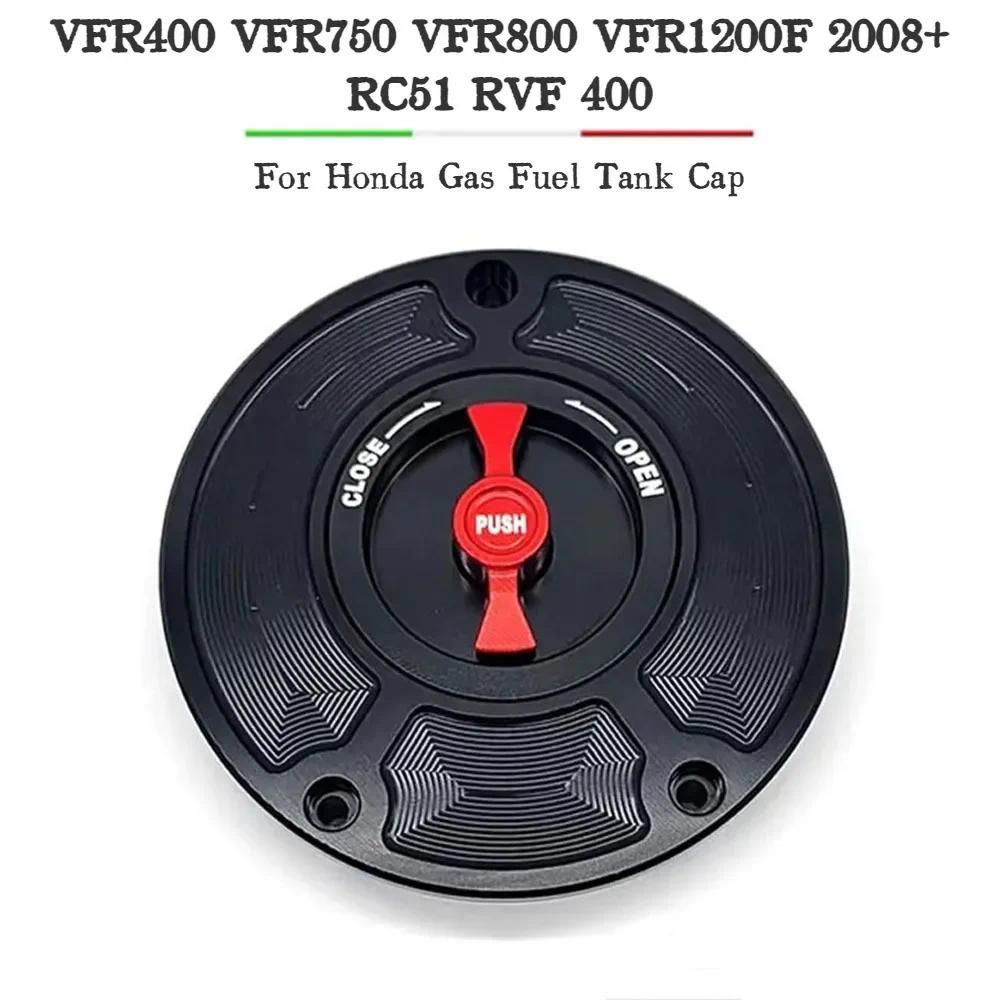 ฝาครอบฝาถังน้ํามันเชื้อเพลิงสําหรับฮอนด้า VFR400 VFR750 VFR800 VFR1200F 2008+ RC51 RVF 400 ทุกปี