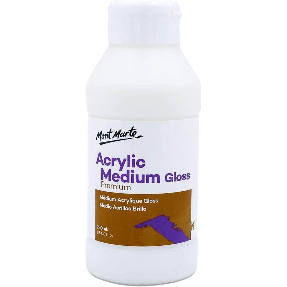 Mont Marte Acrylic Medium Gloss 8.45oz (250ml)