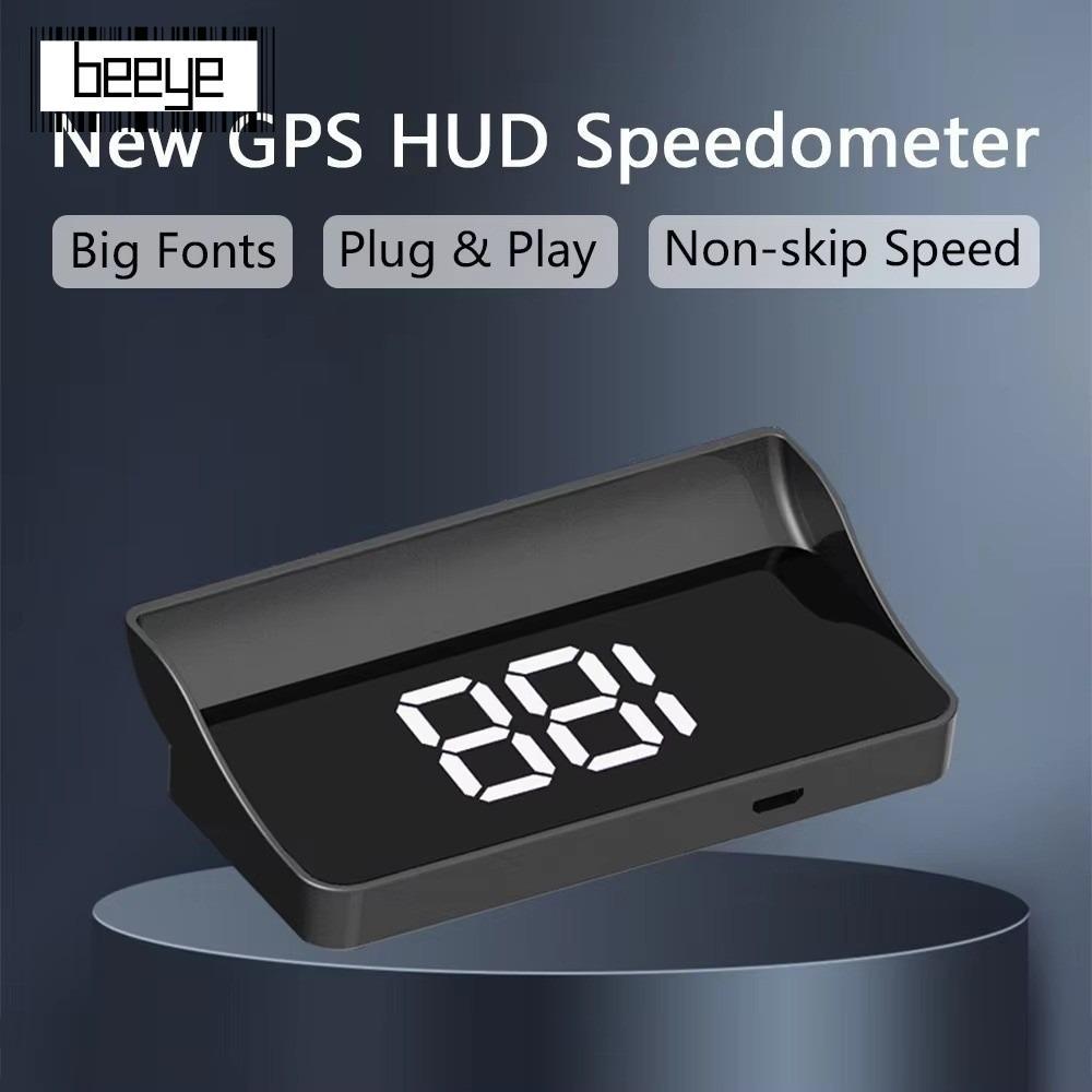 BEEYE HUD Head Up Display, Universal KMH Digital W1 Car High-definition Display, Speed Display ส่วนป