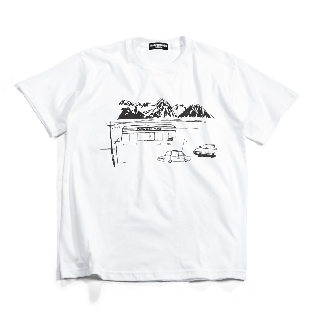 เสื้อยืด Cecilia White Thanksinsomnia