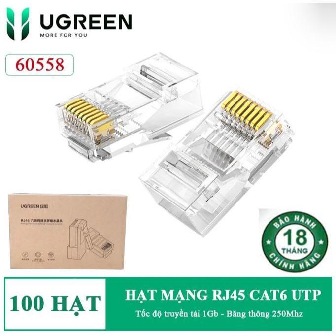Ugreen 60558 NW120 RJ45 Cat6 UTP สวิตช์เครือข่าย (8 หมุดทองแดง) ของแท้ Ugreen คุณภาพสูง