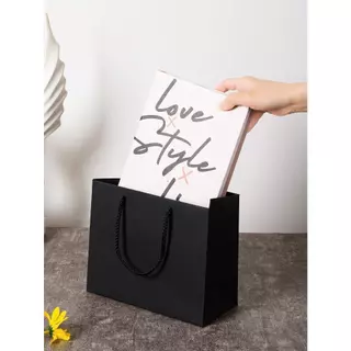 10pcs/set ขายส่ง เก็บเงินปลายทาง COD Box & Bag Thailand ขนาดพกพาพร้อมใช้: XS, S, M, L วัสดุกระดาษคราฟท์เกรดดี พิมพ์สกร