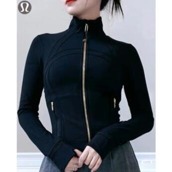 Lululemon Define Stand Collar Jacket ทรงสแลมฟิตสำหรับผู้หญิง ใช้งานได้หลากหลายโอกาส