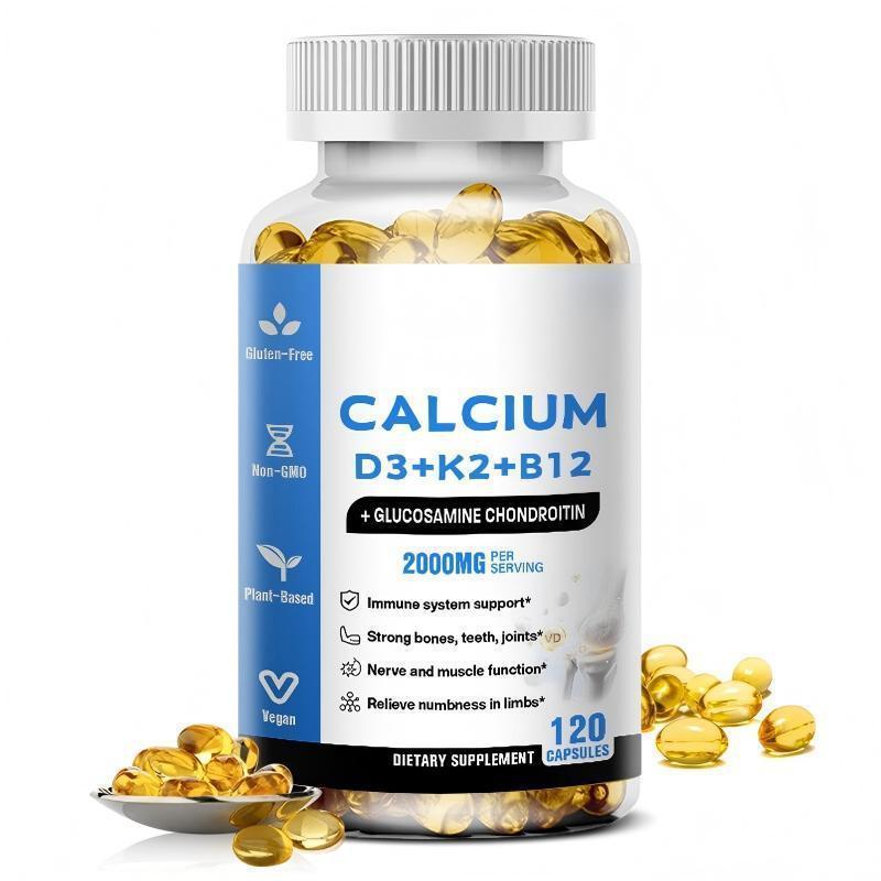 新品现货热销维生素D3K2软胶囊CALCIUMED3+K2+B12SOFGEL源头2657407