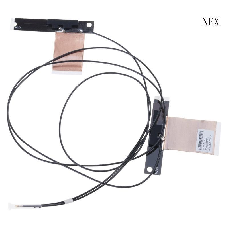 NEX 1 คู่ NGFF สําหรับ M 2 MHF4 เสาอากาศ WiFi สายสองวงสําหรับ AX200NGW 9260NGW 8260NGW 8265NGW แล็ปท