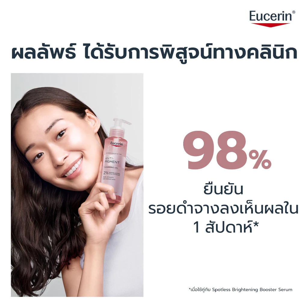 Eucerin Spotless Brightening Exfoliating Cleansing Gel 200ml thumbnail 6