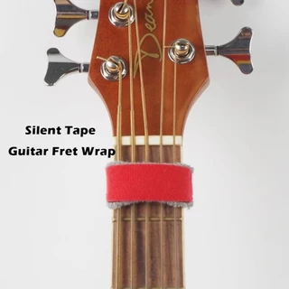 แถบลดเสียงกีตาร์ Fretboard Muting Wraps Mute ที่รัดสายกีตาร์ ลดเสียงรบกวน สำหรับกีตาร์ เบส