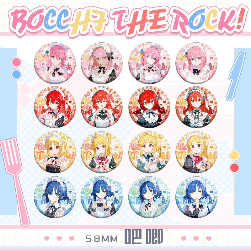 อะนิเมะ Lonely Rock Bar Badge Idi Tomomi Ito Kazuo Yamada Ryokita Yudai 4.8 BING