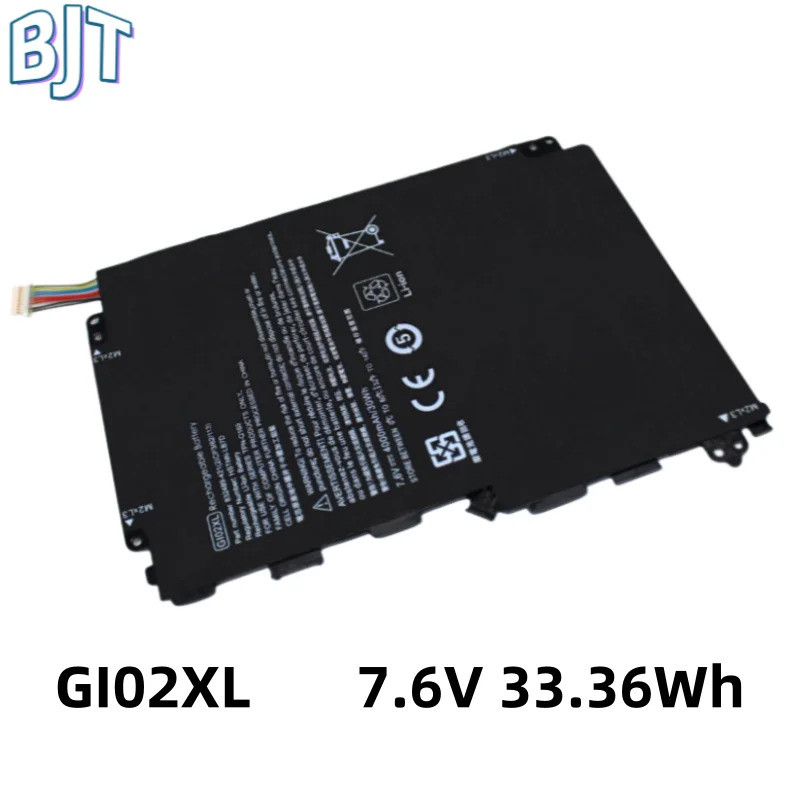 Brand New 4 Cell 7.6V 33.36Wh Laptop Battery GI02XL For HP Pavilion X2 12 HSTNN-LB7D 832489-421 8336