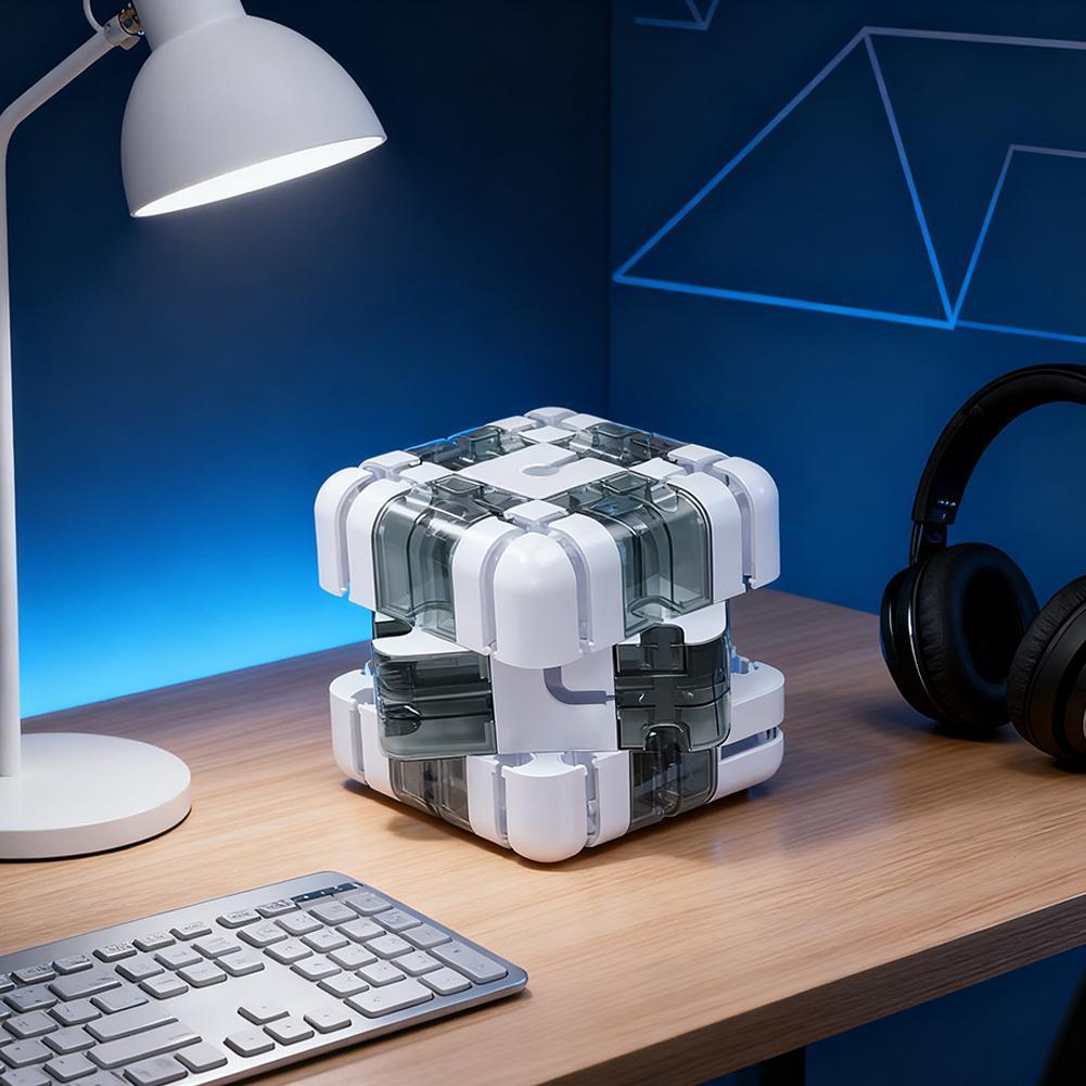3d Maze Cube Rolling Ball Puzzle, ของเล่นปัญญาเพื่อการศึกษาสําหรับเด็ก, ความเครียดบรรเทา Fidget D9b9