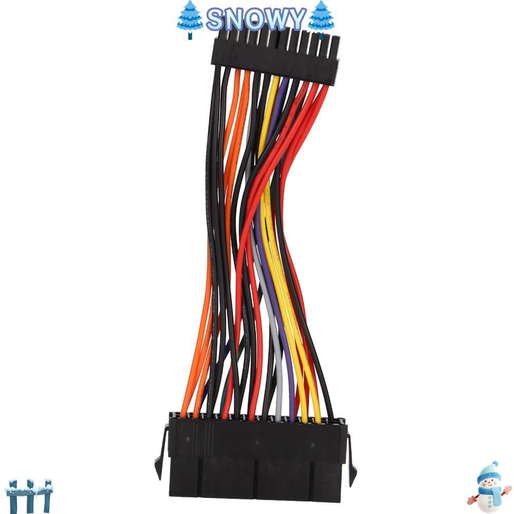 SNOWY 24 Pin To Mini 24 Pin สาย, 14 ซม.ความยาว Simple Operation ATX สายไฟ, ใช้งานได้จริง 24 Pin PSU 