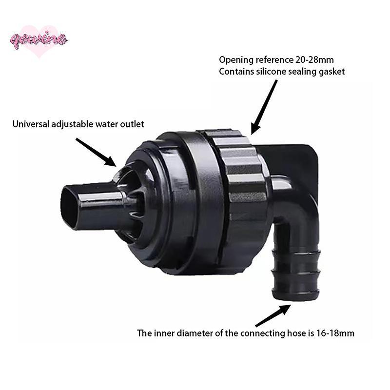 [qowine] ตู้ปลา Ba Filter Outlet Universal Rotatable Overflow Dubill Sprinkler มัลติฟังก์ชั่น Aquari