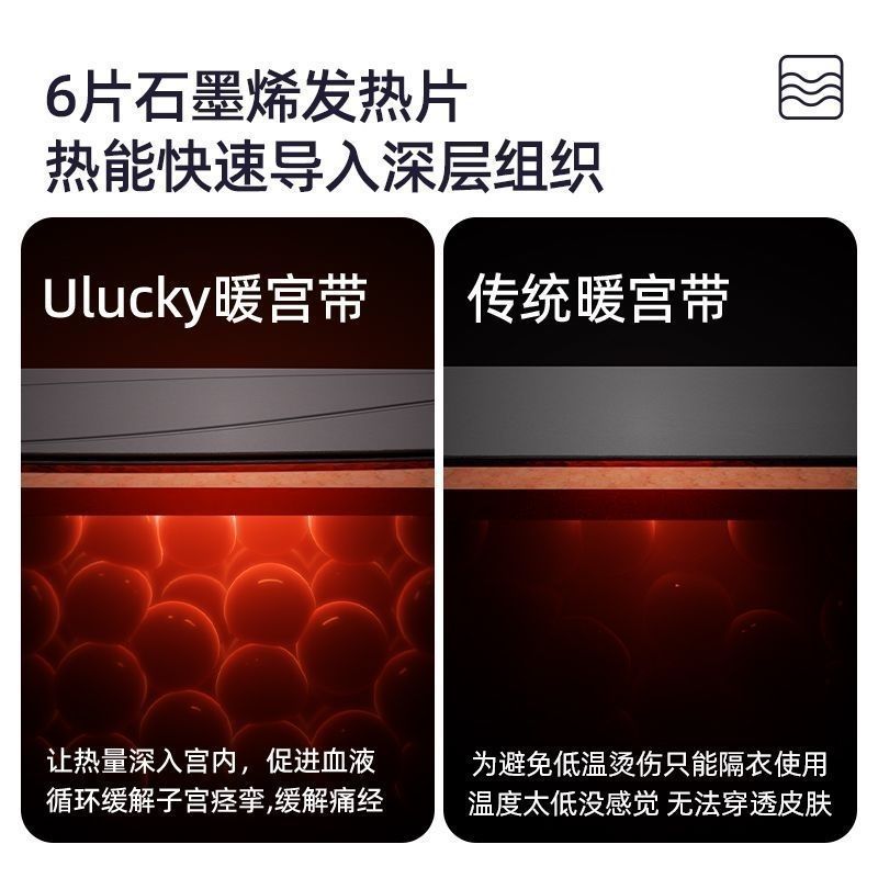 ผ้าพันคออุ่นจาก Ulucky สีเทา ไม่ระคายเคืองผิว เหมาะสำหรับใช้อุ่นเอว