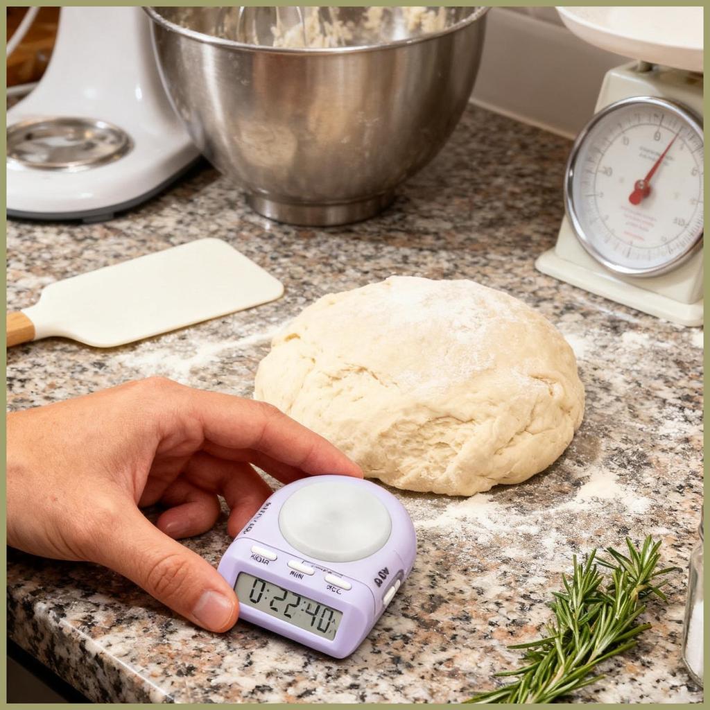 Digital Kitchen Timer Digital Vibration Alarm Countdown Timer แบบพกพา Silent Alarm สําหรับห้องเรียนท