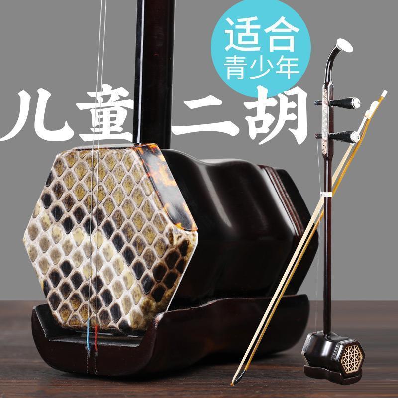 Wu Yue Childrens Erhu Beginner Performance Exam Grade Childrens Universal Small Erhu Mahogany Erhu เ